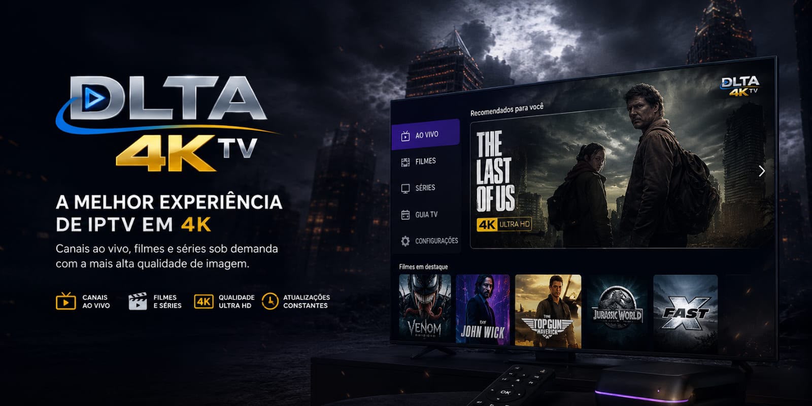 اشتراك دلتا IPTV 4K الرسمي سيرفر بدون تقطيع - بنر 1